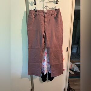 Like new pastel purple ll bean jeans